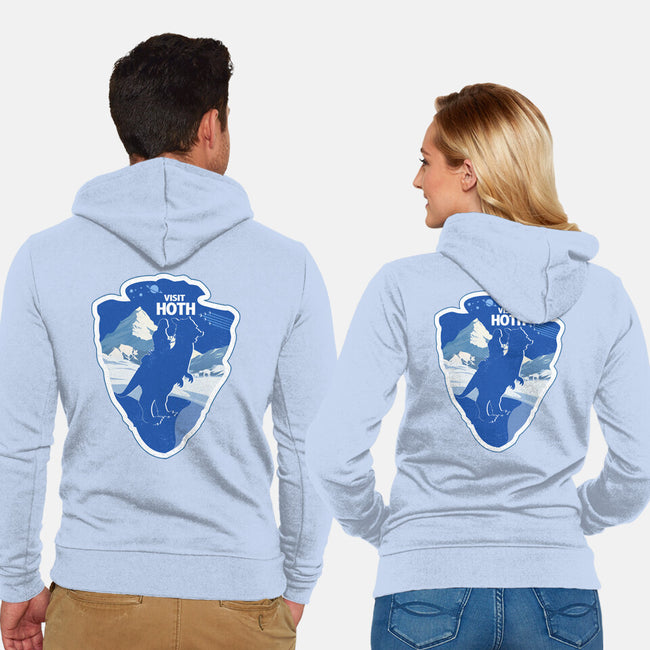 Visit Hoth-Unisex-Zip-Up-Sweatshirt-palmstreet