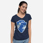 Visit Hoth-Womens-V-Neck-Tee-palmstreet
