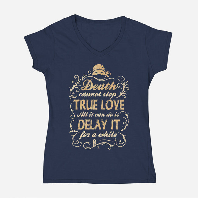 Dread Lovers-Womens-V-Neck-Tee-retrodivision