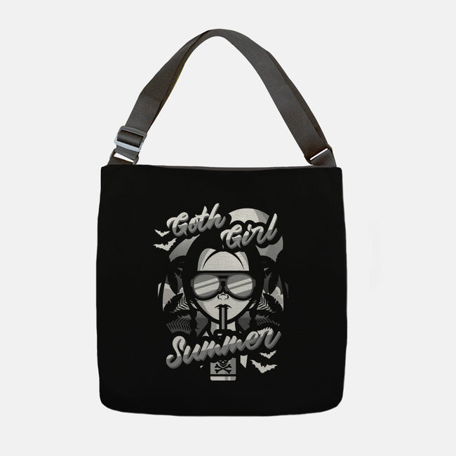 Goth Girl Summer-None-Adjustable Tote-Bag-jrberger