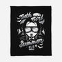 Goth Girl Summer-None-Fleece-Blanket-jrberger