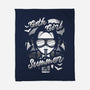 Goth Girl Summer-None-Fleece-Blanket-jrberger
