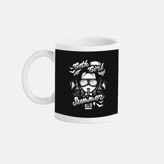 Goth Girl Summer-None-Mug-Drinkware-jrberger