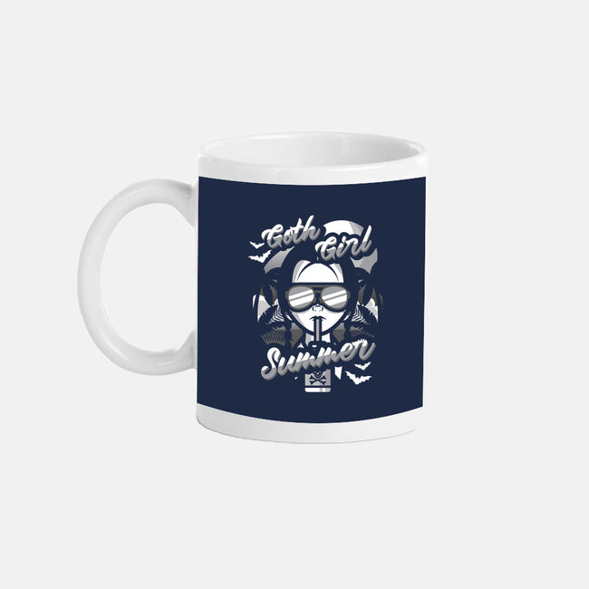 Goth Girl Summer-None-Mug-Drinkware-jrberger