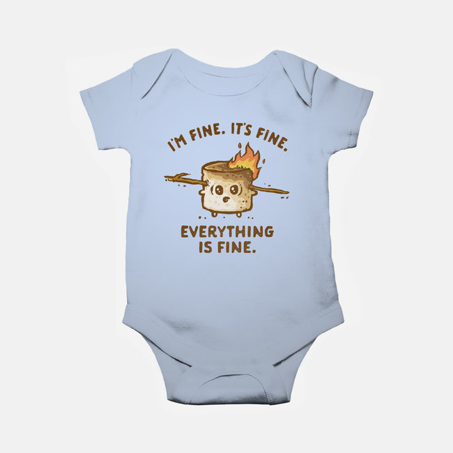 Everything Is Fine-Baby-Basic-Onesie-kg07