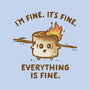 Everything Is Fine-Womens-Basic-Tee-kg07