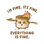 Everything Is Fine-Womens-Basic-Tee-kg07