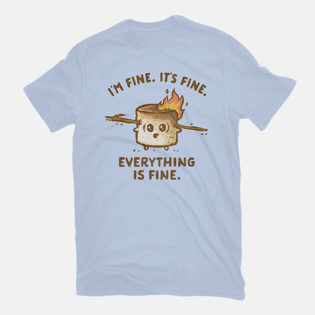 Everything Is Fine-Womens-Basic-Tee-kg07