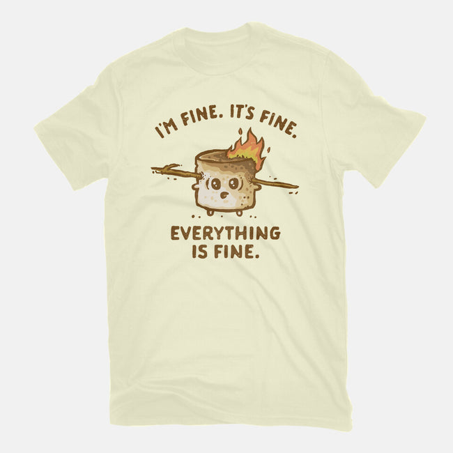 Everything Is Fine-Mens-Premium-Tee-kg07