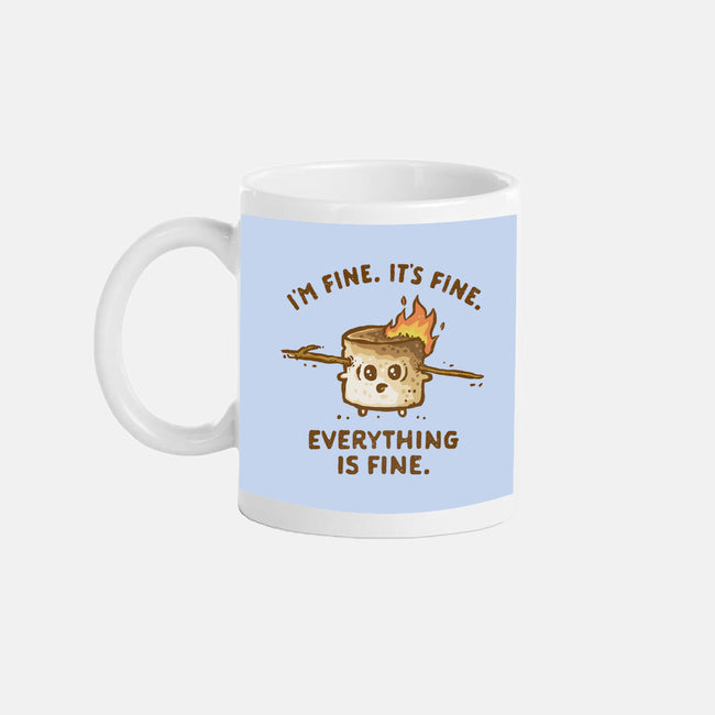 Everything Is Fine-None-Mug-Drinkware-kg07
