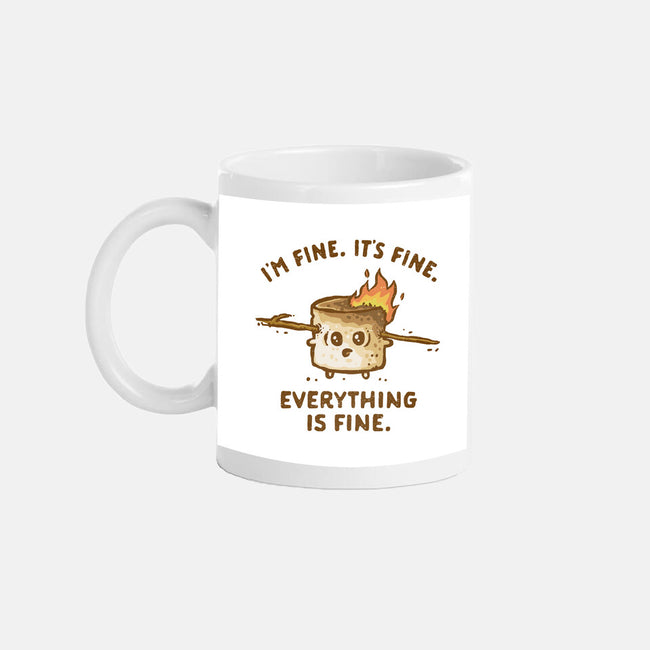 Everything Is Fine-None-Mug-Drinkware-kg07