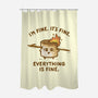 Everything Is Fine-None-Polyester-Shower Curtain-kg07