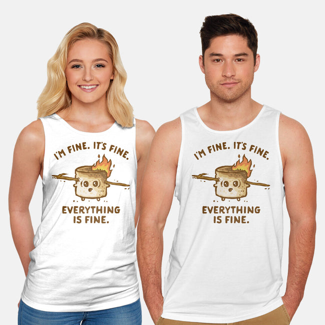 Everything Is Fine-Unisex-Basic-Tank-kg07