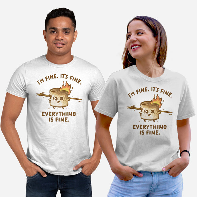 Everything Is Fine-Unisex-Basic-Tee-kg07