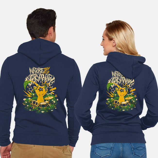 Nature Is Everything-Unisex-Zip-Up-Sweatshirt-Estudio Horta