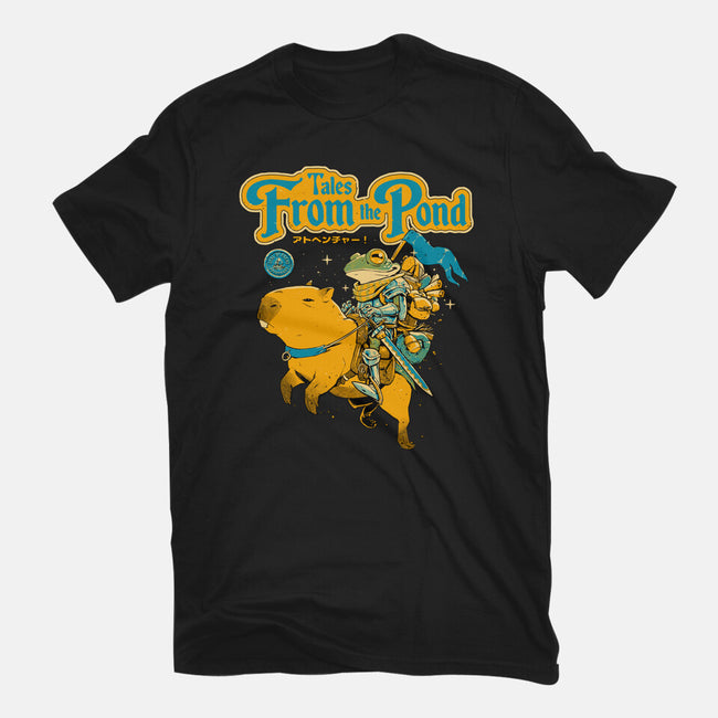 Tales From The Pond-Womens-Fitted-Tee-Hafaell