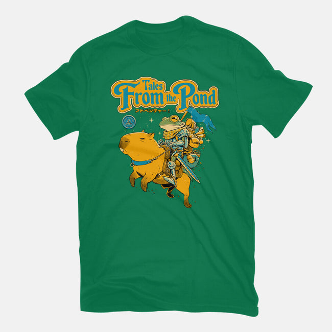 Tales From The Pond-Womens-Fitted-Tee-Hafaell