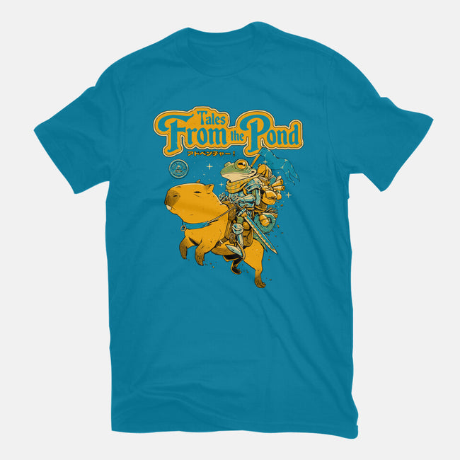 Tales From The Pond-Womens-Fitted-Tee-Hafaell