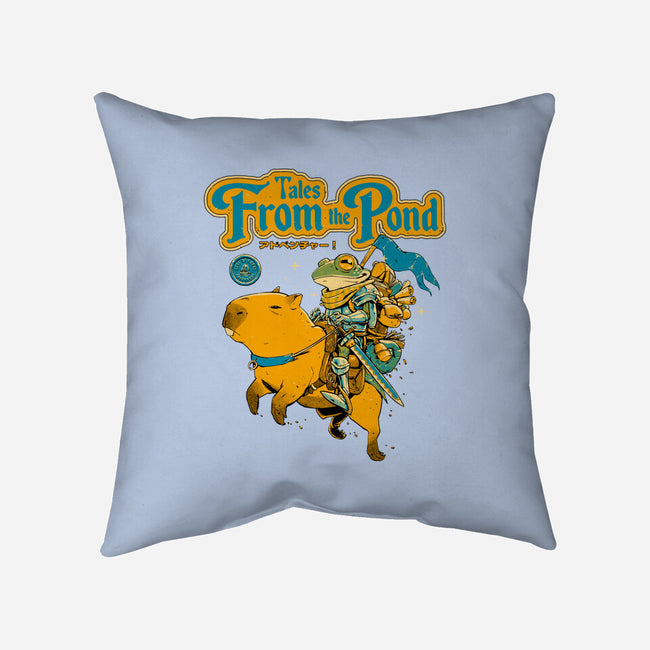 Tales From The Pond-None-Removable Cover w Insert-Throw Pillow-Hafaell