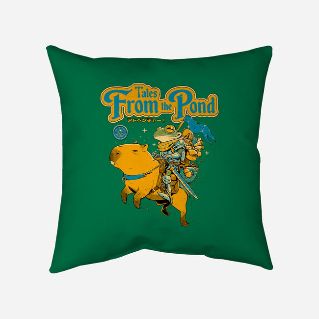 Tales From The Pond-None-Removable Cover w Insert-Throw Pillow-Hafaell