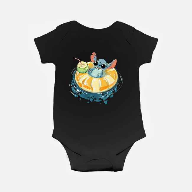 Hot Summer Vibes-Baby-Basic-Onesie-kharmazero