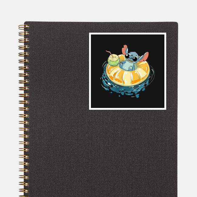 Hot Summer Vibes-None-Glossy-Sticker-kharmazero