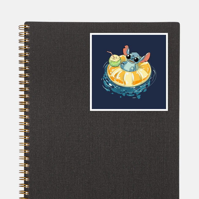 Hot Summer Vibes-None-Glossy-Sticker-kharmazero