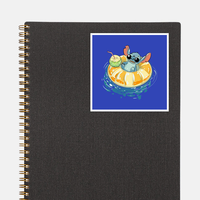 Hot Summer Vibes-None-Glossy-Sticker-kharmazero
