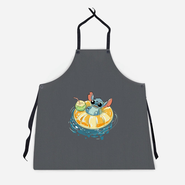 Hot Summer Vibes-Unisex-Kitchen-Apron-kharmazero