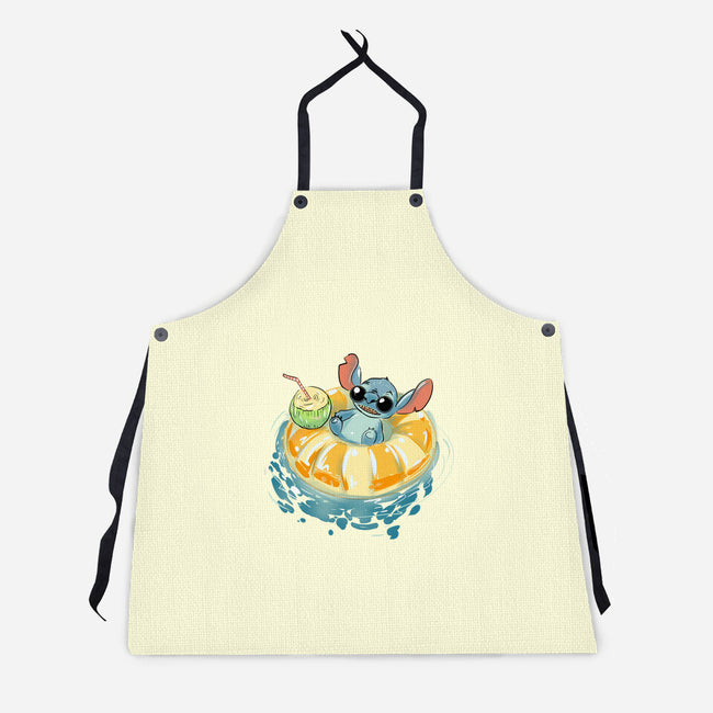 Hot Summer Vibes-Unisex-Kitchen-Apron-kharmazero