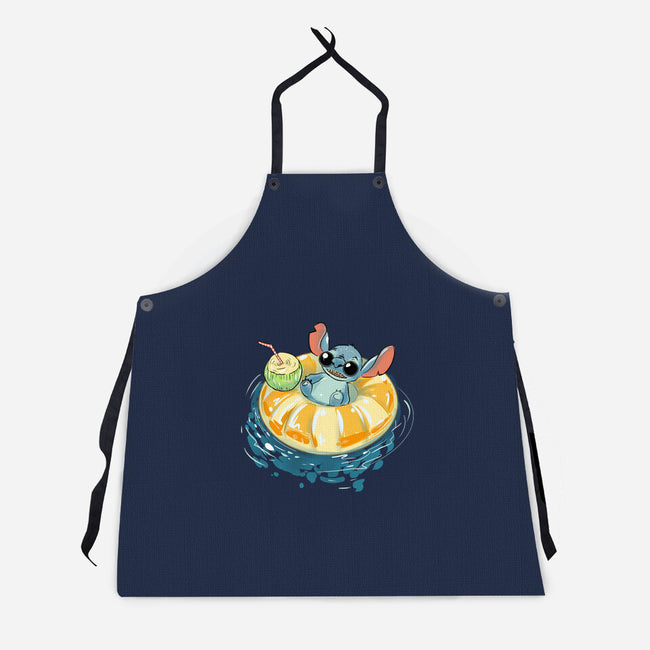 Hot Summer Vibes-Unisex-Kitchen-Apron-kharmazero