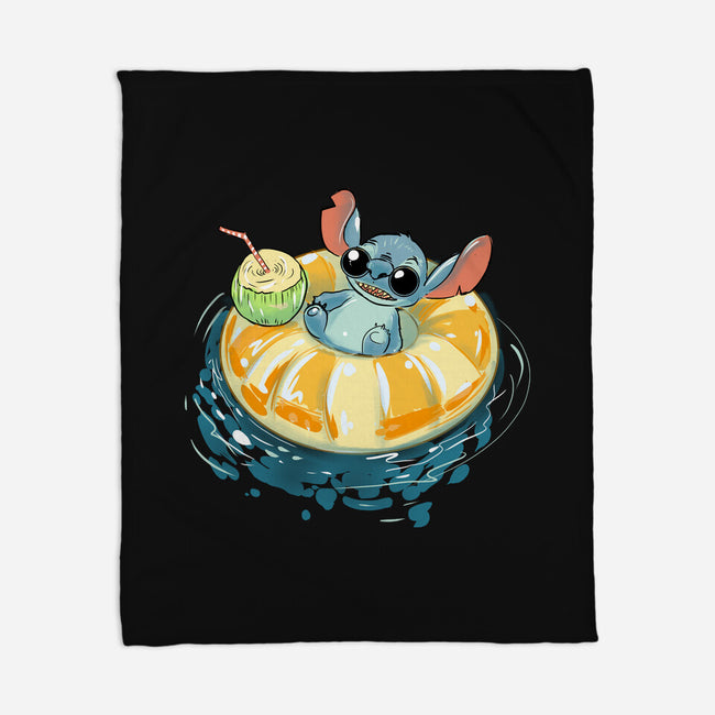 Hot Summer Vibes-None-Fleece-Blanket-kharmazero