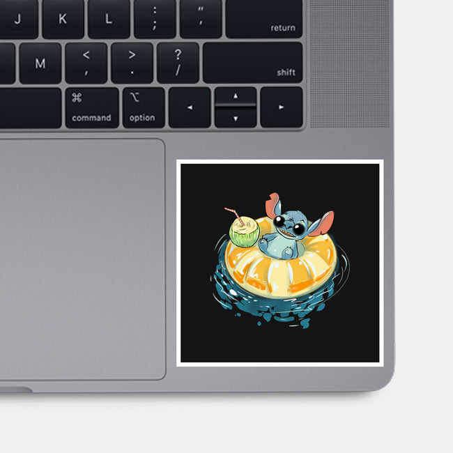 Hot Summer Vibes-None-Glossy-Sticker-kharmazero