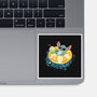 Hot Summer Vibes-None-Glossy-Sticker-kharmazero