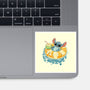 Hot Summer Vibes-None-Glossy-Sticker-kharmazero