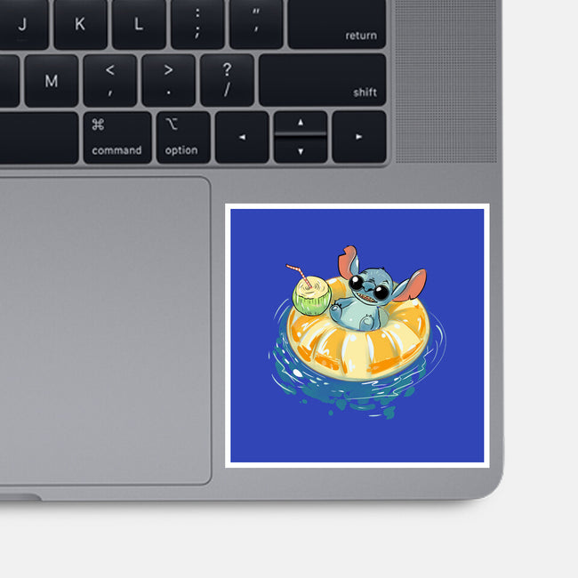 Hot Summer Vibes-None-Glossy-Sticker-kharmazero