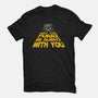 May The Purrs Be With You-Womens-Fitted-Tee-erion_designs