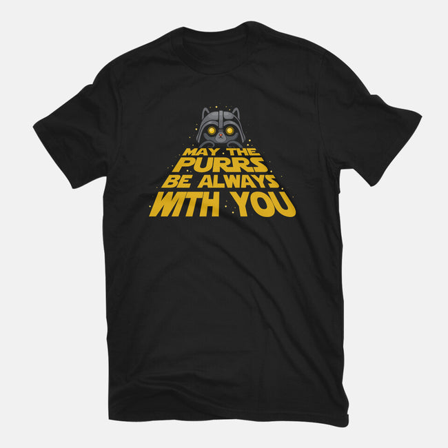 May The Purrs Be With You-Unisex-Basic-Tee-erion_designs