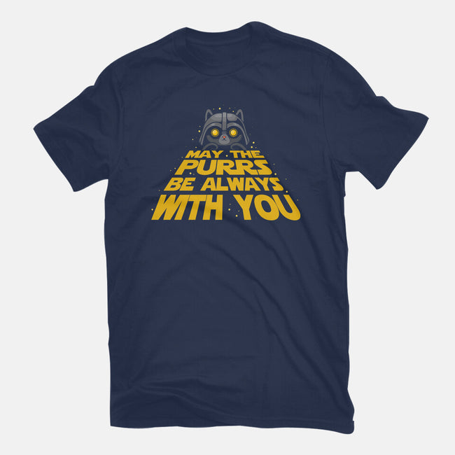 May The Purrs Be With You-Womens-Fitted-Tee-erion_designs