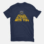 May The Purrs Be With You-Womens-Fitted-Tee-erion_designs