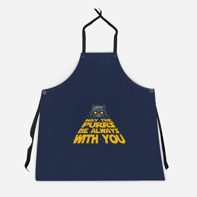 May The Purrs Be With You-Unisex-Kitchen-Apron-erion_designs