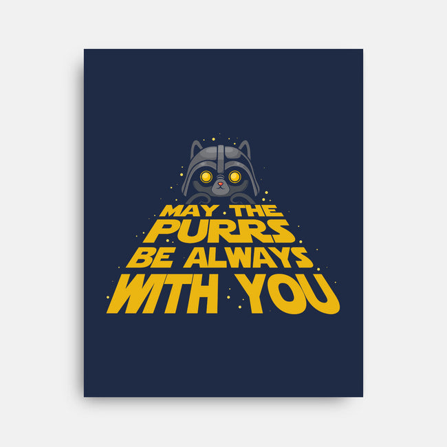 May The Purrs Be With You-None-Stretched-Canvas-erion_designs