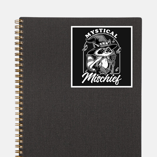 Wizard Magical Raccoon-None-Glossy-Sticker-Studio Mootant