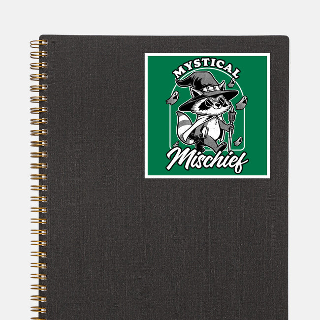 Wizard Magical Raccoon-None-Glossy-Sticker-Studio Mootant