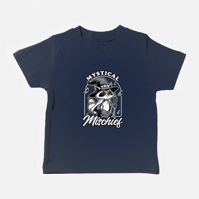 Wizard Magical Raccoon-Baby-Basic-Tee-Studio Mootant