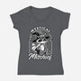 Wizard Magical Raccoon-Womens-V-Neck-Tee-Studio Mootant