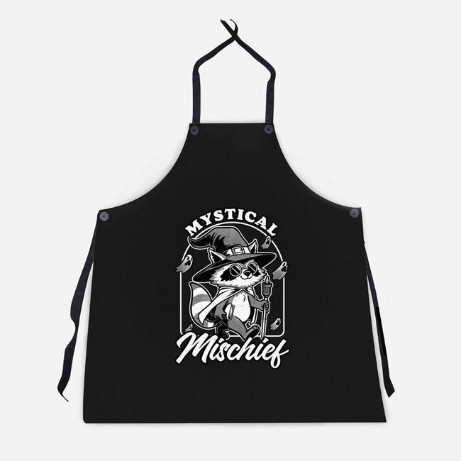 Wizard Magical Raccoon-Unisex-Kitchen-Apron-Studio Mootant