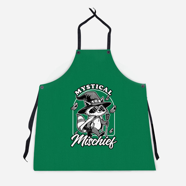 Wizard Magical Raccoon-Unisex-Kitchen-Apron-Studio Mootant