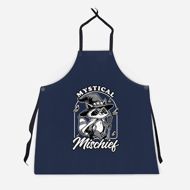 Wizard Magical Raccoon-Unisex-Kitchen-Apron-Studio Mootant