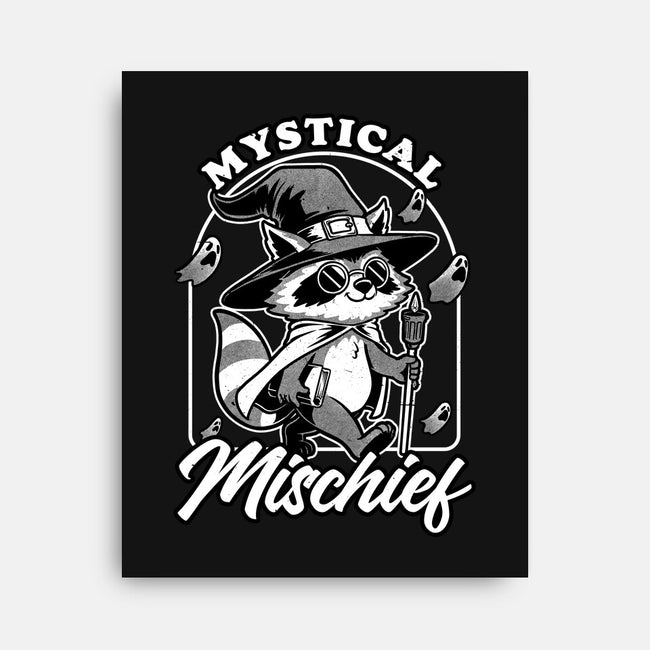 Wizard Magical Raccoon-None-Stretched-Canvas-Studio Mootant